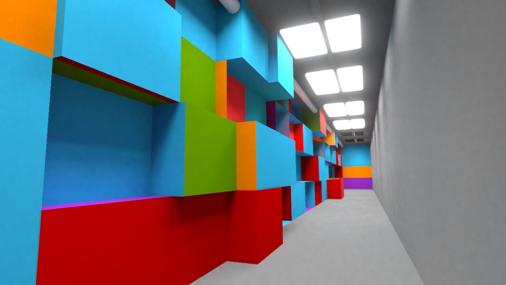Colorful corridor preview image 1